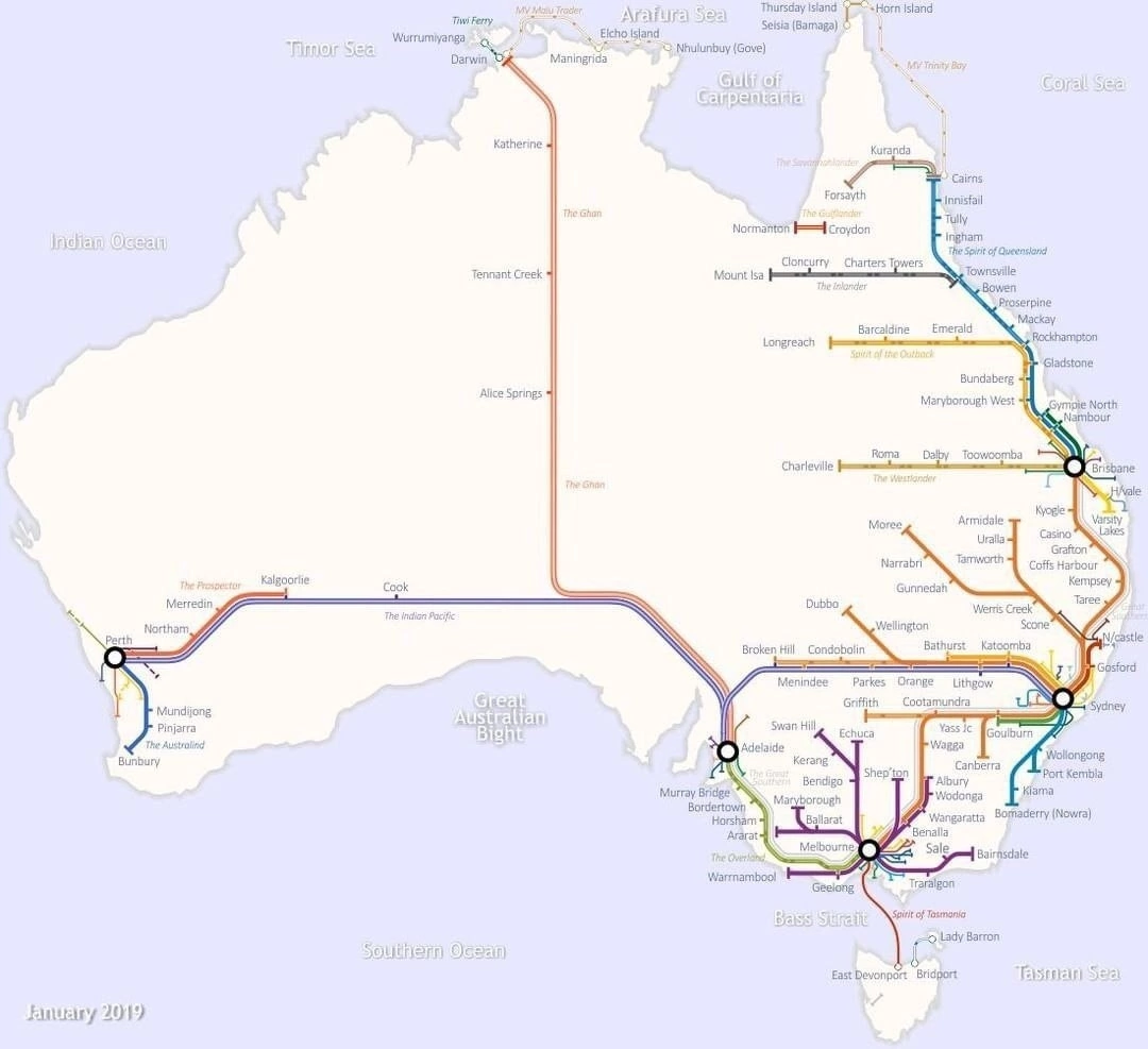 Железные дороги Австралии