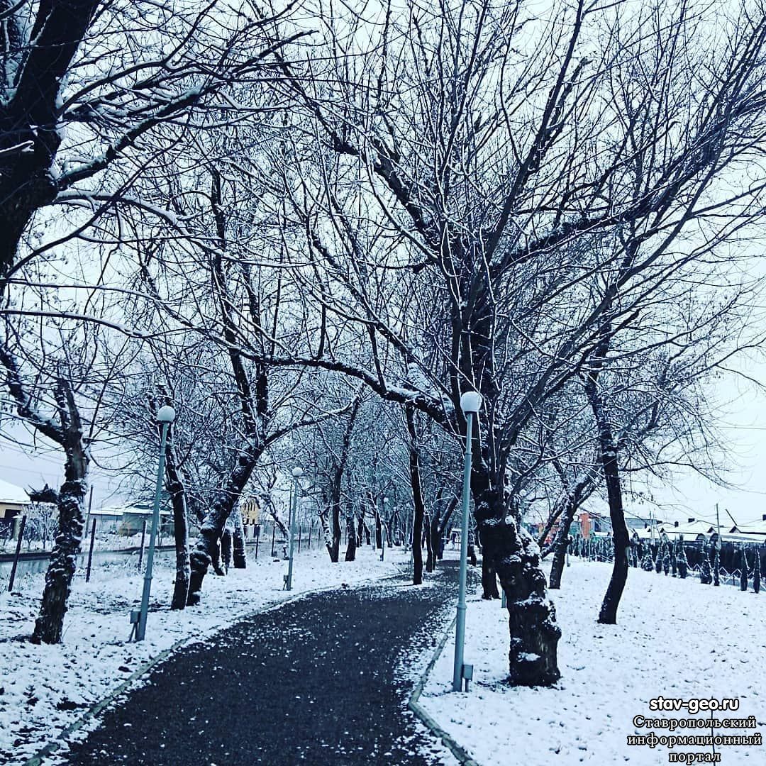 Жилой район Гармония - первый снег - прогулки по району