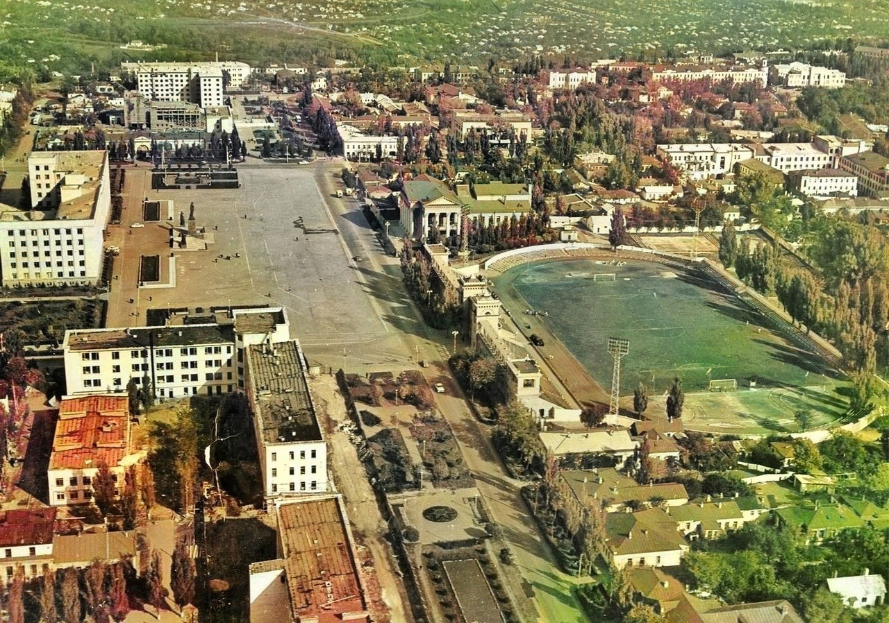 Вид на центр города, 1965 год