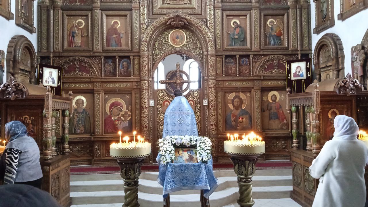 Праздник Благовещения Пресвятой Богородицы в храме святого великомученика Артемия города Михайловска
