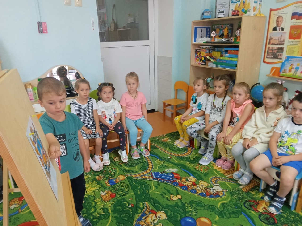 Воспитанники старшей группы № 8 приняли участие в тематическом занятии "Я живу на Ставрополье"