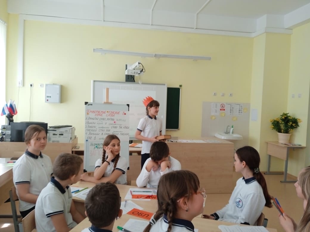 МБОУ СОШ № 23 Михайловск В рамках методического семинара в 5 Б классе прошёл открытый урок по русскому языку.