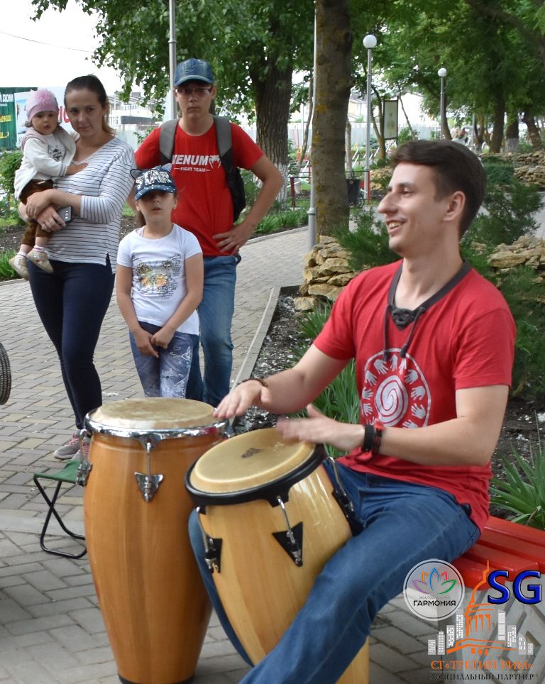 Фото видео отчет о мастер-классе по барабанной игре от Dum tek
