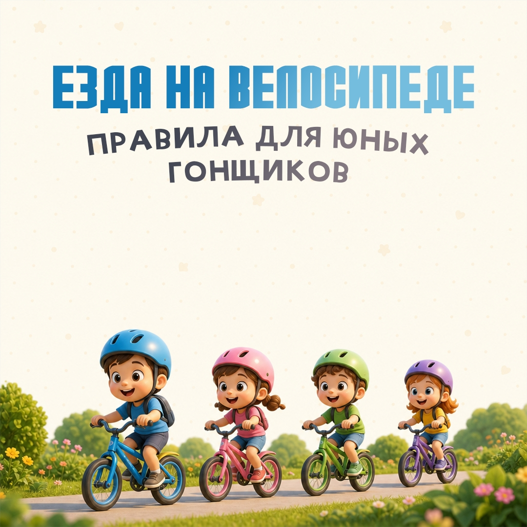 Велосипед без риска: простые правила для детей