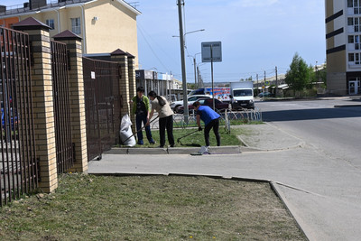 МБДОУ Детский сад №31 Михайловск Жилой район Гармония - санитарные пятницы по наведению порядка