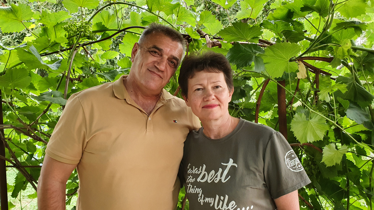 Известная семья в Шпаковском округе, Елена Васильевна и Евгений Степанович Сиденко
