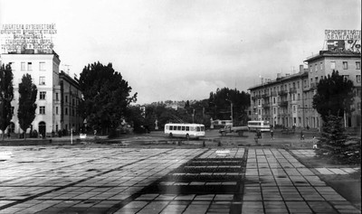 Ставрополь, вид от здания цирка на перекресток проспекта Карла Маркса и улицы Войтика, 1977