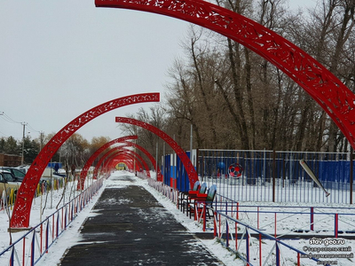 Зимняя прогулка, жилой район Гармония