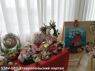 Выставка семейного творчества Пасхальное яйцо