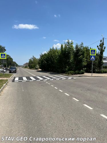 Обустройство искусственной дорожной неровности по ул. Архитектурной, 29