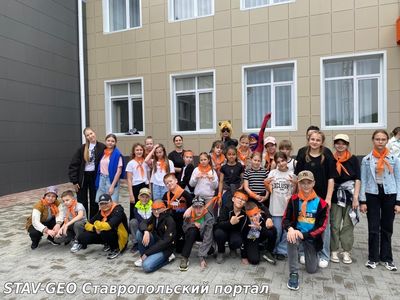 Первый день в летнем пришкольном лагере 