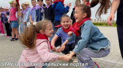 Второй день в пришкольном лагере «Алые паруса» начинаем активно!