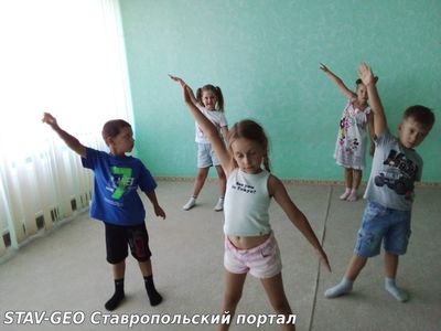 МБДОУ Детский сад №34 Михайловск, жилой район Гармония, весёлая гимнастика
