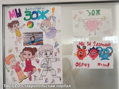 В МБОУ СОШ №20 в пришкольном лагере Гармония прошёл конкурс плакатов Мы за здоровый образ жизни