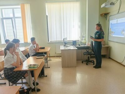 Уроки пожарной безопасности от сотрудников МЧС!