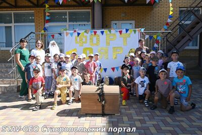 На территории нашего детского сада царила атмосфера настоящего приключения!