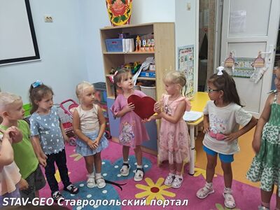 В старшей группе № 8 прошло тематическое занятие Моя малая родина