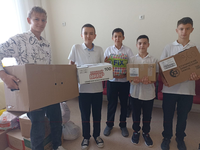 МБОУ СОШ 20 была отправлена очередная партия посылок для участников специальной военной операции