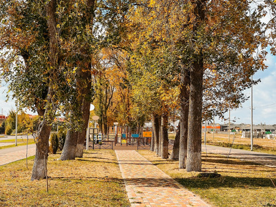 Осень в жилом районе Гармония