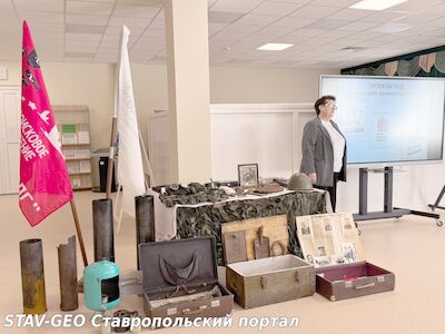 МБОУ СОШ № 25 Музей в чемодане и снарядном ящике