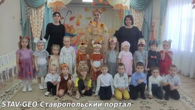 Детский сад №34 для воспитанников младшего дошкольного возраста прошёл осенний праздник Здравствуй, осень золотая