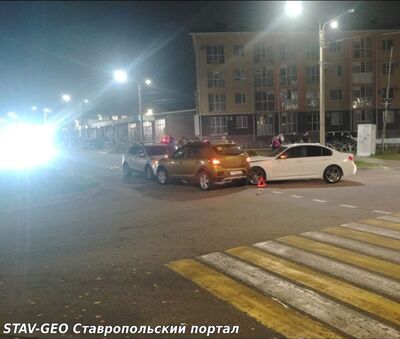 ДТП в жилом районе Гармония