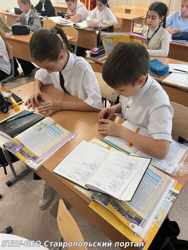 МБОУ СОШ №25 На уроке географии в 5 классе