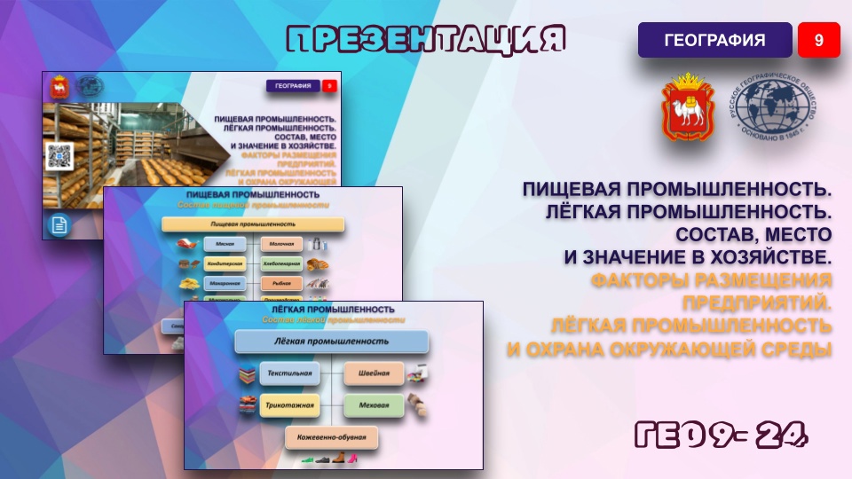 Пищевая промышленность. Лёгкая промышленность. Состав, место и значение в хозяйстве. Факторы размещения предприятий. Лёгкая промышленность и