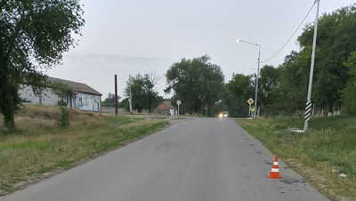 Подросток на мопеде сбил барана на дороге в Ипатовском округе