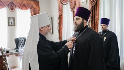 Ставропольских священников наградили медалями Минобороны России