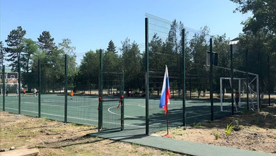 Новую спортплощадку открыли в селе Кировского округа