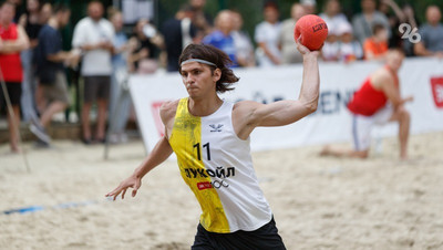 В Ставрополе прошёл второй тур чемпионата России по пляжному гандболу