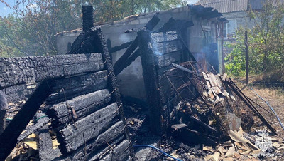 Пожарные ликвидировали возгорание в Георгиевском округе на площади 500 кв. м