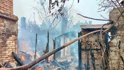 Жилой дом на четыре квартиры сгорел в Минераловодском округе