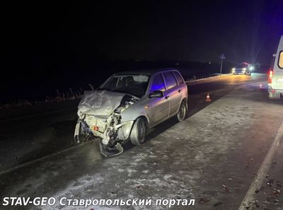 Пожилая пассажирка погибла в лобовом ДТП в Предгорном округе