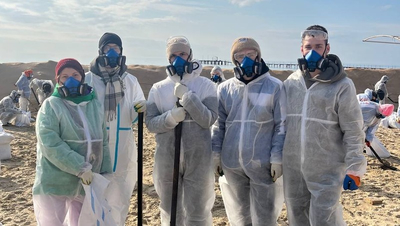 Ставропольские студенты вошли в «Снежный десант», очищающий пляжи Анапы