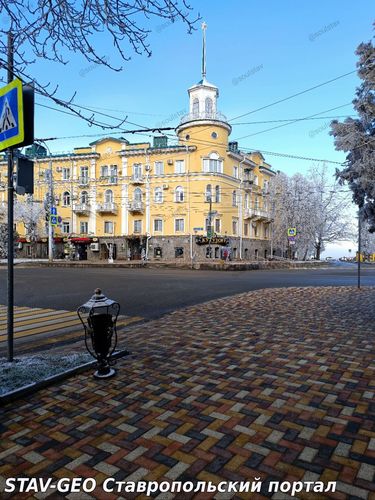 Морозное утро на Крепостной горке.