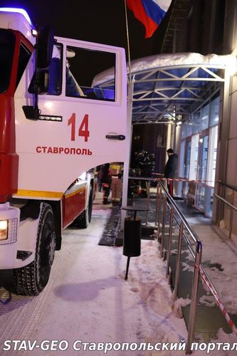 В физкультурно-оздоровительном комплексе «Русь» прошли пожарно-тактические учения.