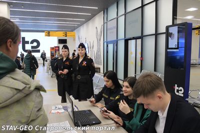Проверка пассажиров прошла в ставропольском аэропорту