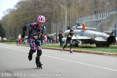 В парке Победы Ставрополя прошли соревнования по роллер-спорту