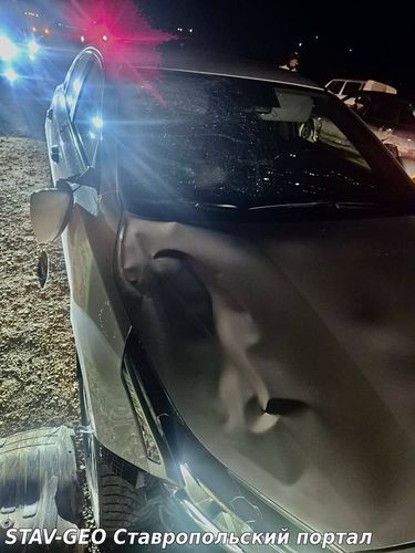 В Предгорном округе в ДТП на ночной дороге погиб пешеход