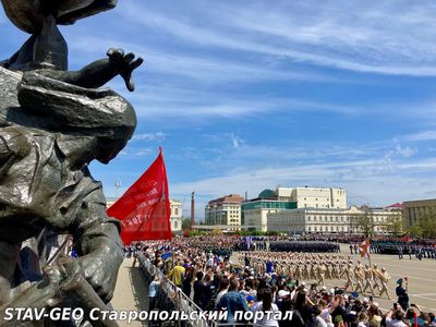 В Ставрополе проходит парад Победы
