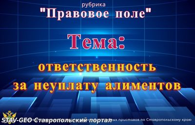 Какая ответственность предусмотрена российским законодательством за неуплату алиментов