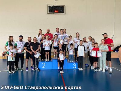 Прошли соревнования Шпаковского округа Папа, мама, я — спортивная семья