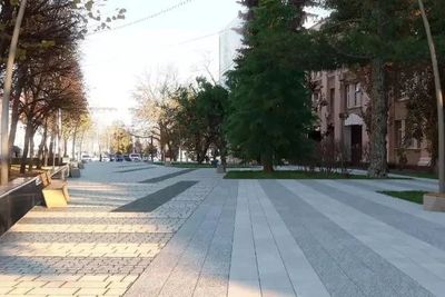 В Ставрополе на пр. Октябрьской Революции заново уложат плитку, устраняя дефекты