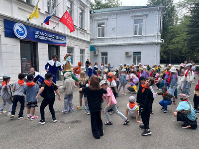 В Штабе провели развлекательные мероприятия для лагерной смены