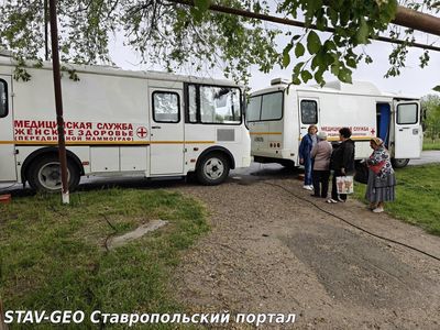 В посёлке Равнинном побывала медицинская бригада За здоровье
