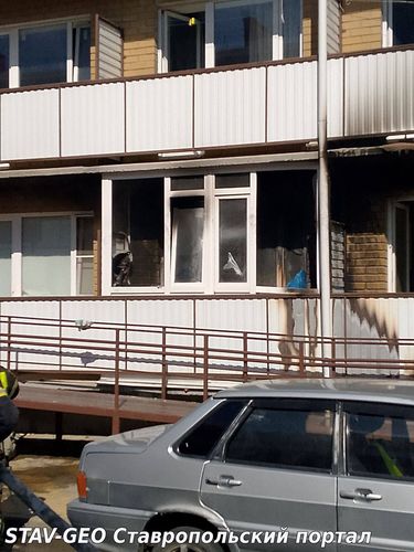 В городе Михайловске на улице Грибоедова сгорело 2 квартиры