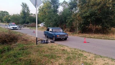 Ставрополец сбил велосипедиста, выехавшего на встречную волосу