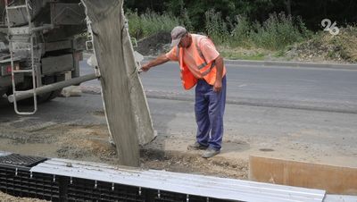 В Новоалександровске завершают ремонт участка по улице Южной
